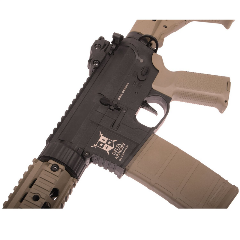Delta Armory AR15 Charlie SilentOps 9'' EAGLE Half Tan AEG Airsoft Tüfek