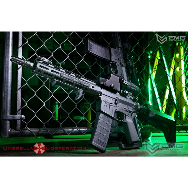 EMG Umbrella Corpo M4 M-LOK Airsoft AEG Tüfek (Woodland /Carbine 400 FPS)
