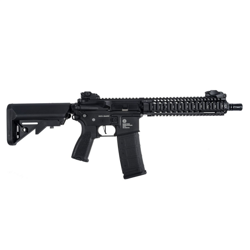 Delta Armory Grand Power AR15 MK18 ALPHA Siyah AEG Airsoft Tüfek / Pil Şarj Setli