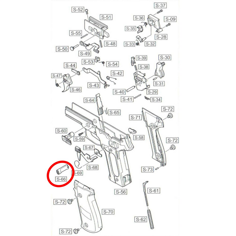 We F226 Magazine Release Part No #66