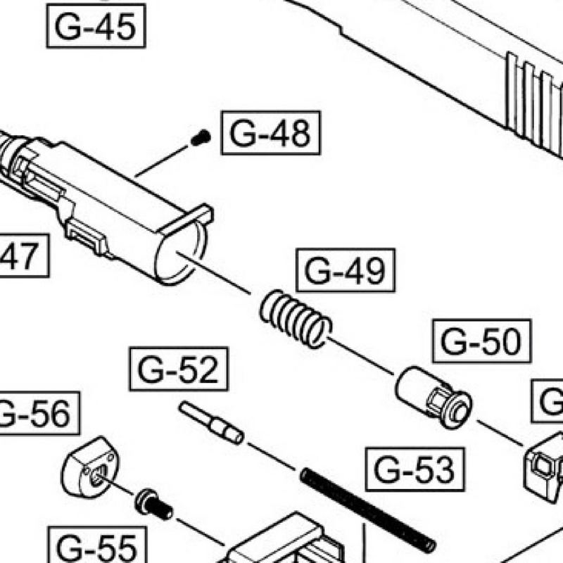 WE G17 REPLACEMENT LOADING NOZZLE ASSEMBLY - PART #47-51