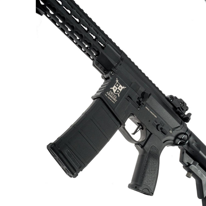 Delta Armory  M4 AR15 KeyMod 10'' Charlie PiL ŞARJ SET Airsoft Tüfek Siyah DA-C04