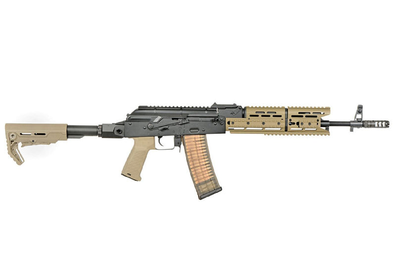 EMG Strike Industries AK-TRAX DESERT Airsoft Modern AK74 Eshooter ETU sistem