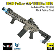 EMG Falkor AR-15 Blitz SBR Falkor Grisi AEG Airsoft Tüfek