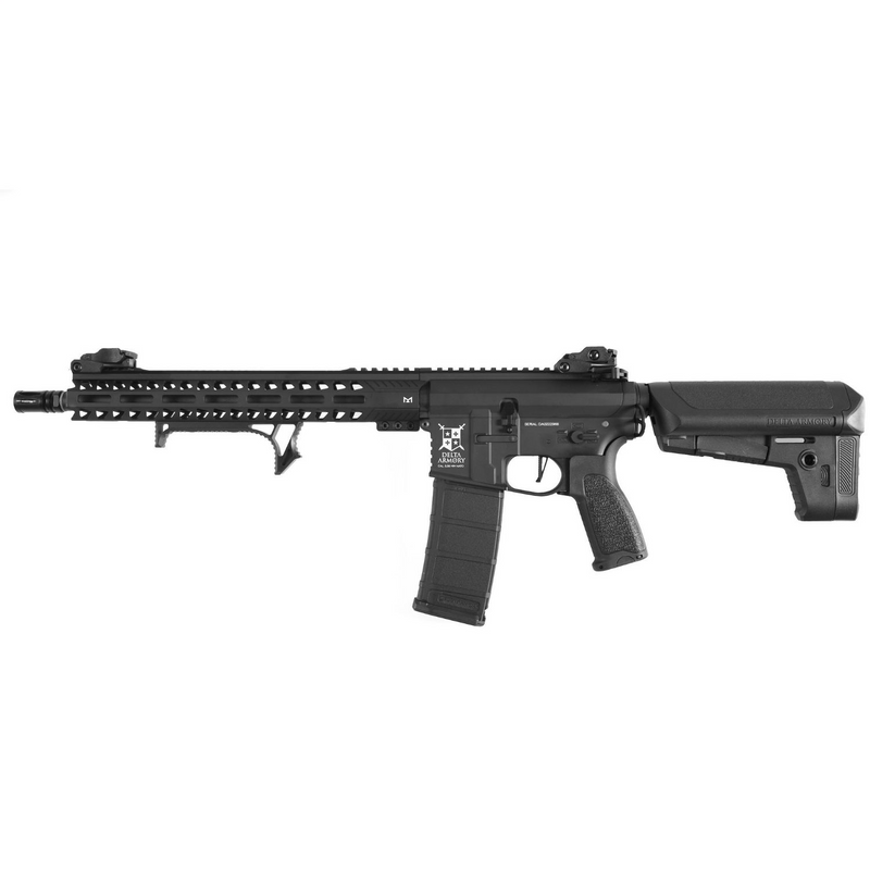 Delta Armory AR15 13'' M-Lok ALPHA Siyah AEG Airsoft Tüfek / Pil Şarj Setli