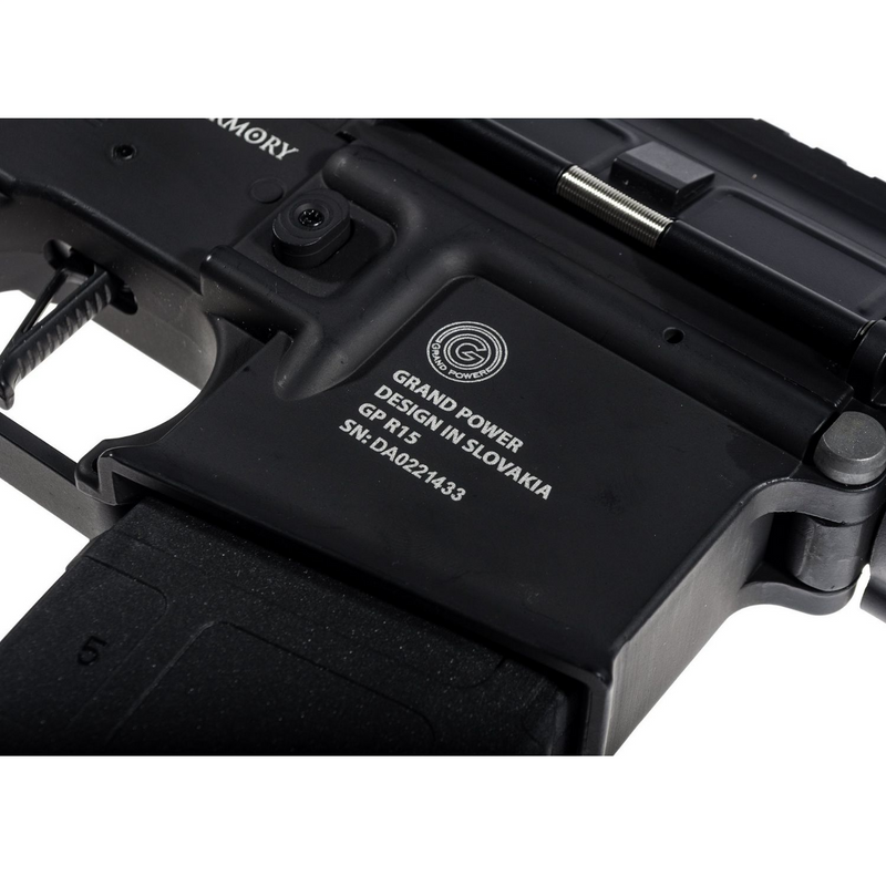Delta Armory Grand Power AR15 MK18 ALPHA Siyah AEG Airsoft Tüfek / Pil Şarj Setli