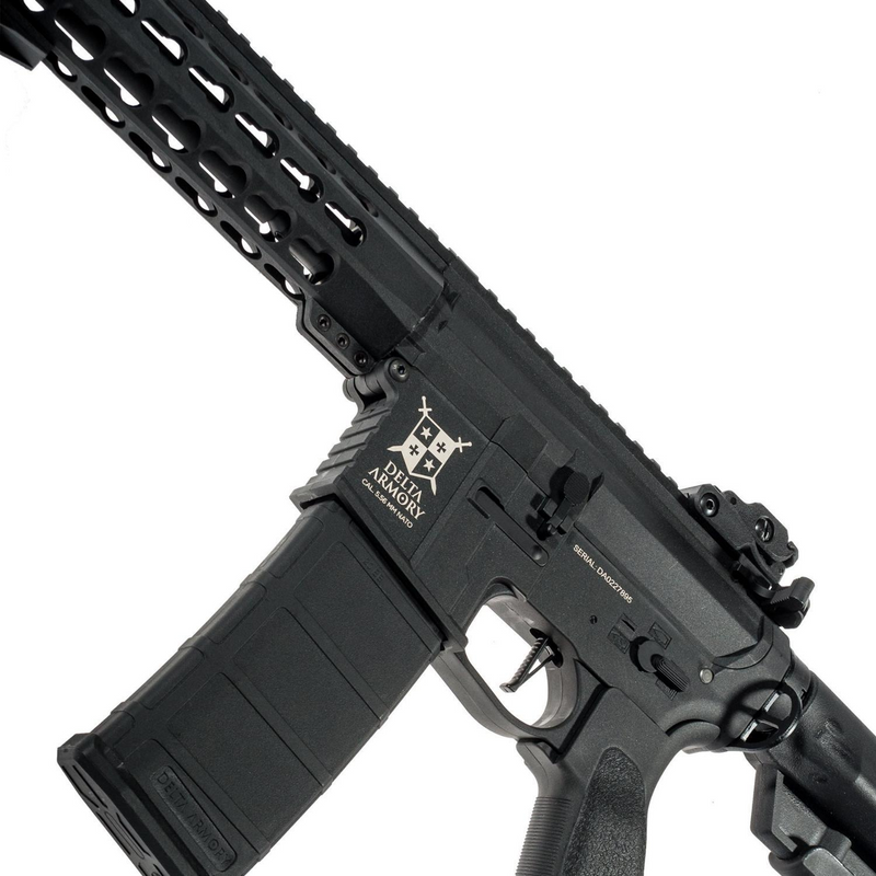 Delta Armory  M4 AR15 KeyMod 10'' Charlie PiL ŞARJ SET Airsoft Tüfek Siyah DA-C04