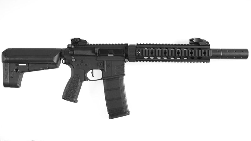 Delta Armory AR15 SilentOps 9'' Charlie Siyah AEG Airsoft Tüfek / Pil Şarj Setli