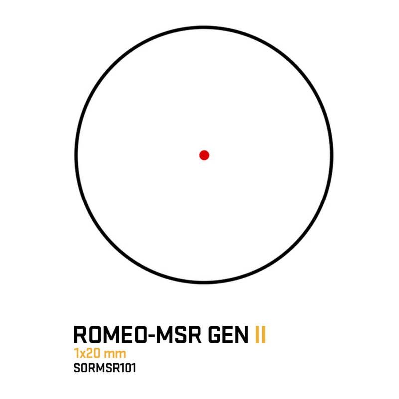 SIG SAUER Romeo MSR Gen II 2 MOA Red Dot Sight
