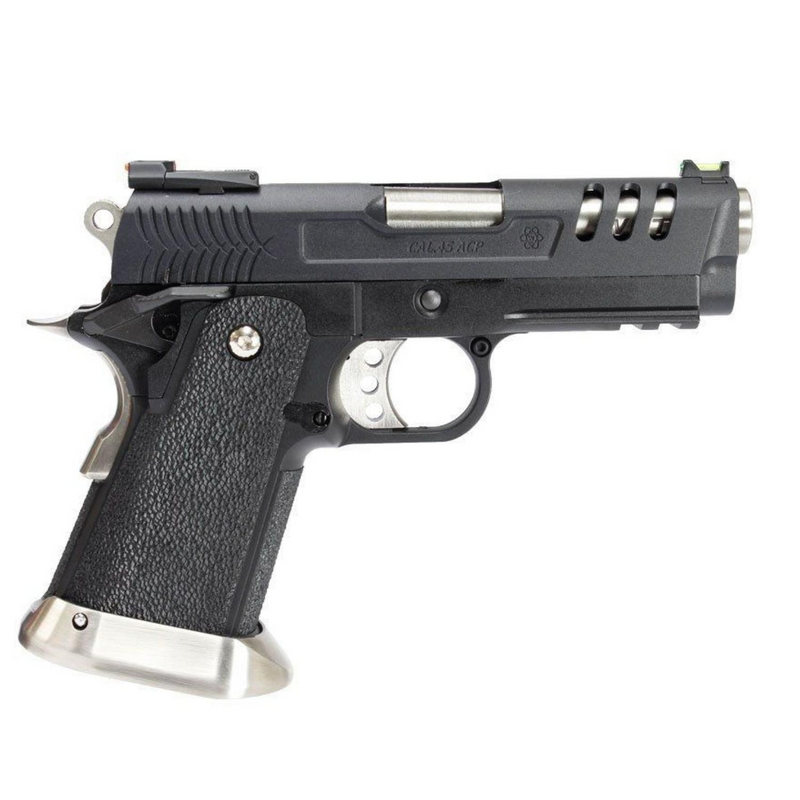 WE-Tech Hi-Capa 3.8 Deinonychus Gas Blowback Tabanca (Renk: Siyah)