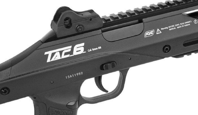 ASG TAC6 Sniper Siyah CO2 NBB Airsoft Tüfek