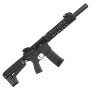 Delta Armory AR15 SilentOps 9'' Charlie Siyah AEG Airsoft Tüfek / Pil Şarj Setli