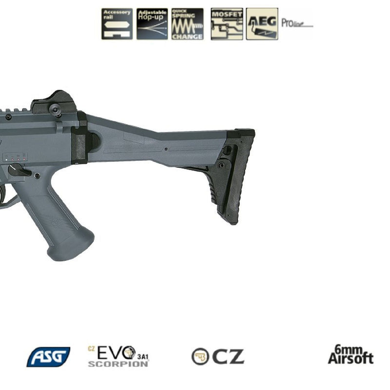 ASG CZ Scorpion EVO 3 ATEK Gri Dual Tone AEG Airsoft Tüfek