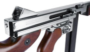 CYBERGUN Thompson M1A1 Silver Gerçek Ahşap AEG Airsoft Tüfek