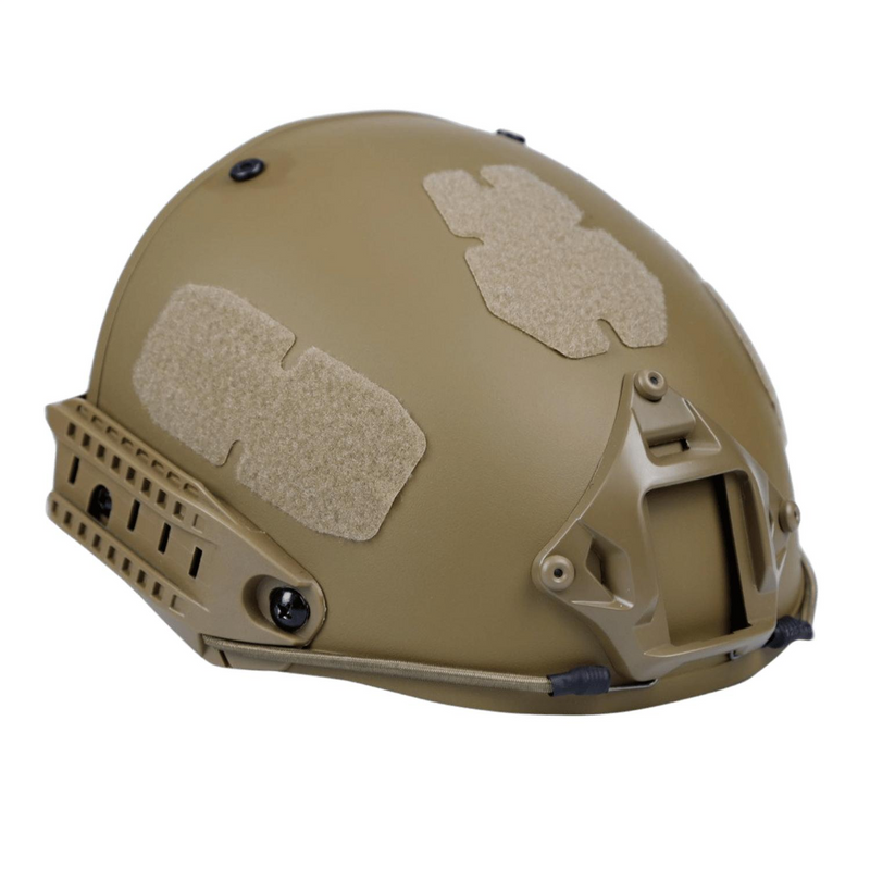 Delta Armory Airsoft KASK Helmet Fast Type AIR FLOW TAN Havalandırmalı