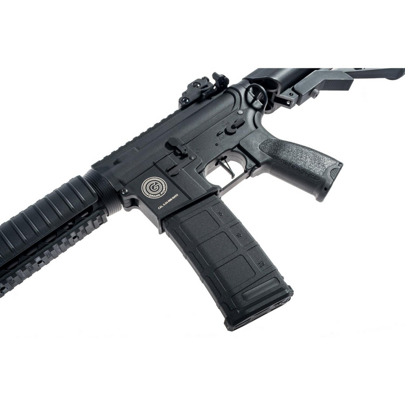 Delta Armory Grand Power AR15 RIS Charlie CQB-R PIL SARJ SET Airsoft Tüfek / Siyah DA-GP-C02