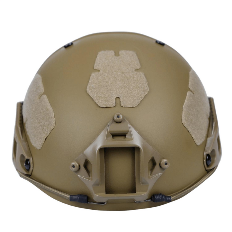 Delta Armory Airsoft KASK Helmet Fast Type AIR FLOW TAN Havalandırmalı