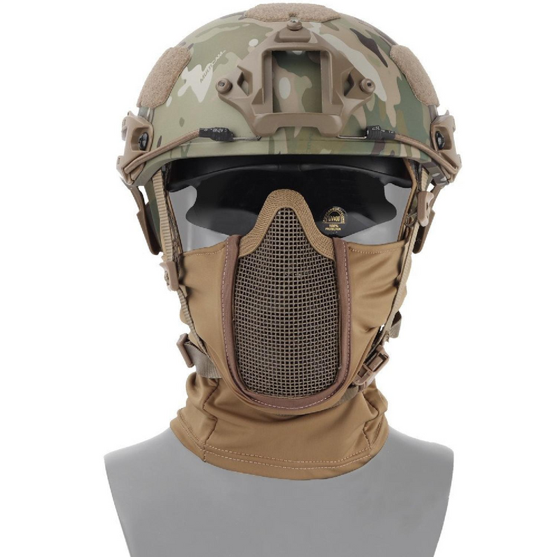 DeltaArmory Telli Balaklava - AGIZ KORUMA -TAN - Buğu Önler GT-MAS-01-TAN