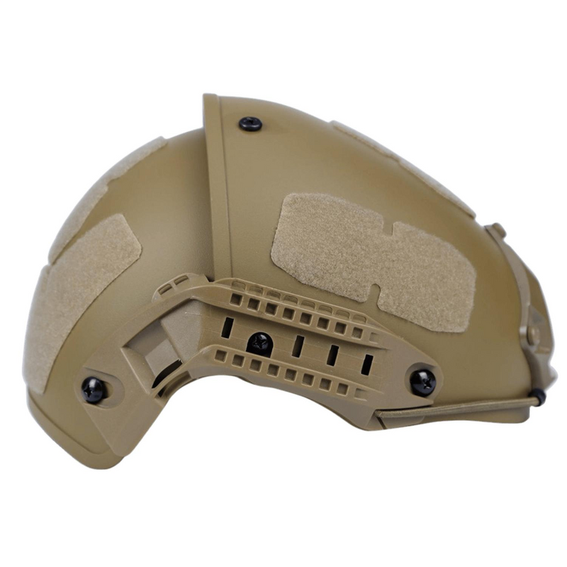 Delta Armory Airsoft KASK Helmet Fast Type AIR FLOW TAN Havalandırmalı