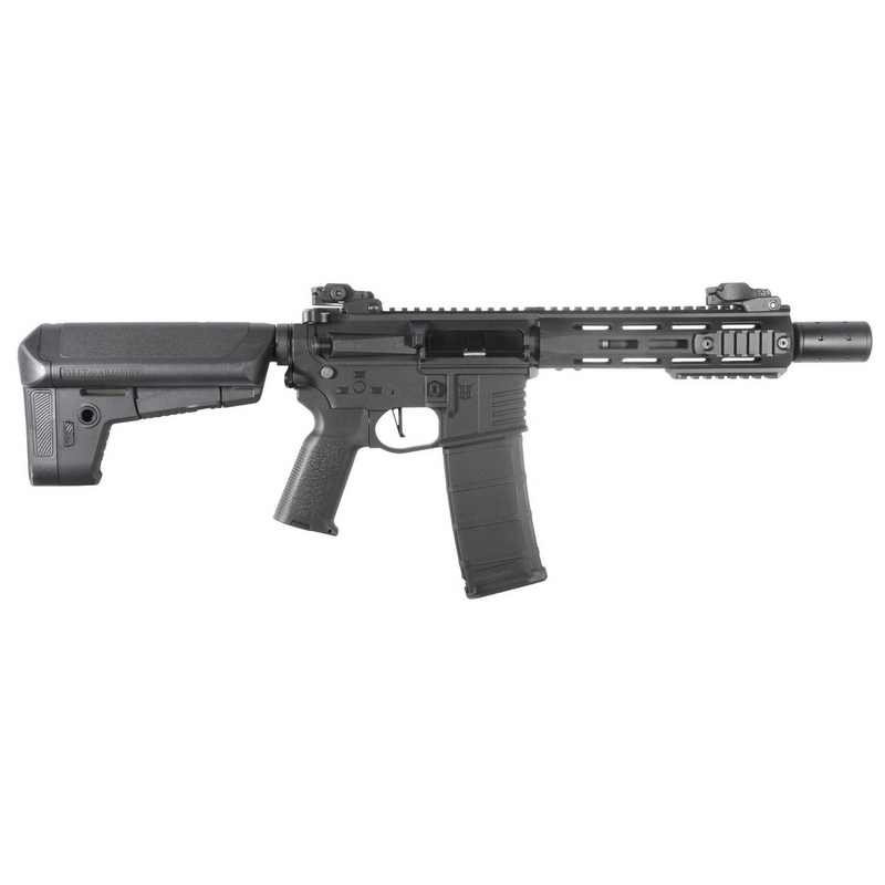 Delta Armory M4 AR15 M-LOK SilentOps 8'' Charlie Siyah Airsoft Tüfek SET DA-C10