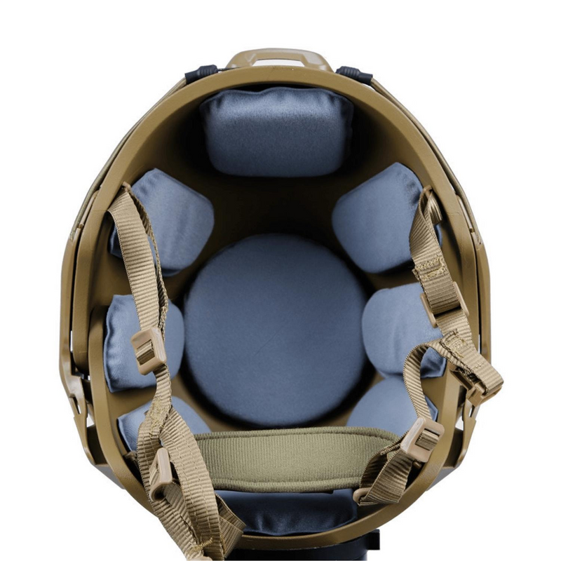 Delta Armory Airsoft KASK Helmet Fast Type AIR FLOW TAN Havalandırmalı