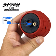 ASG STORM 360 Airsoft El Bombası Fosforlu Kırmızı - 19147