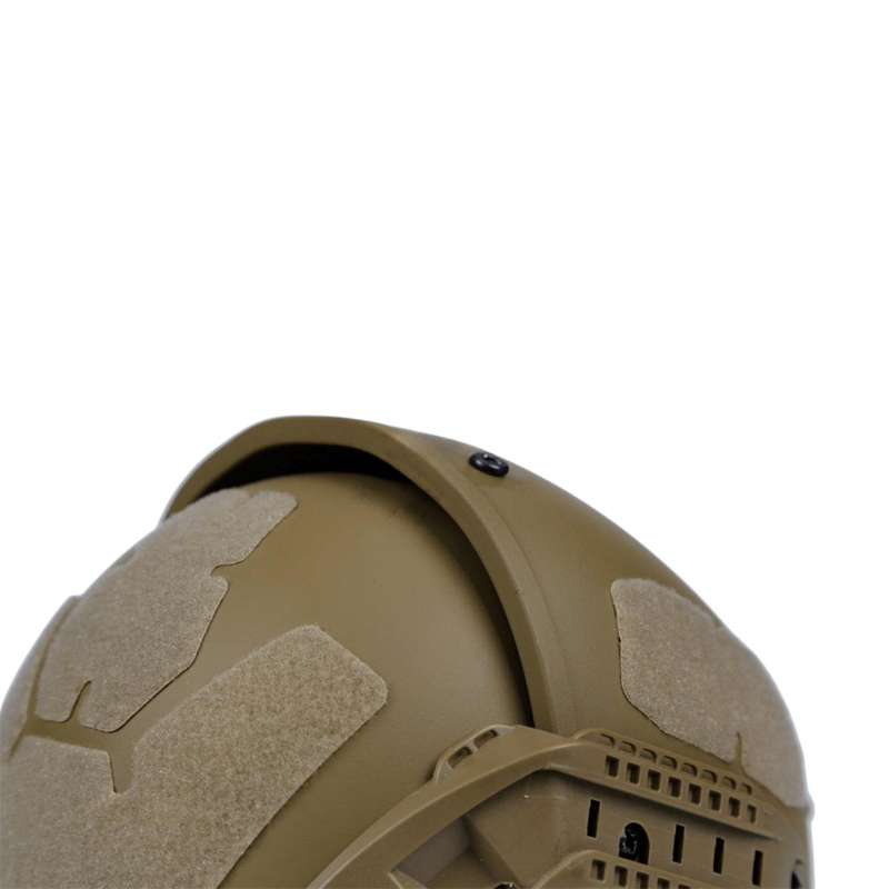 Delta Armory Airsoft KASK Helmet Fast Type AIR FLOW TAN Havalandırmalı