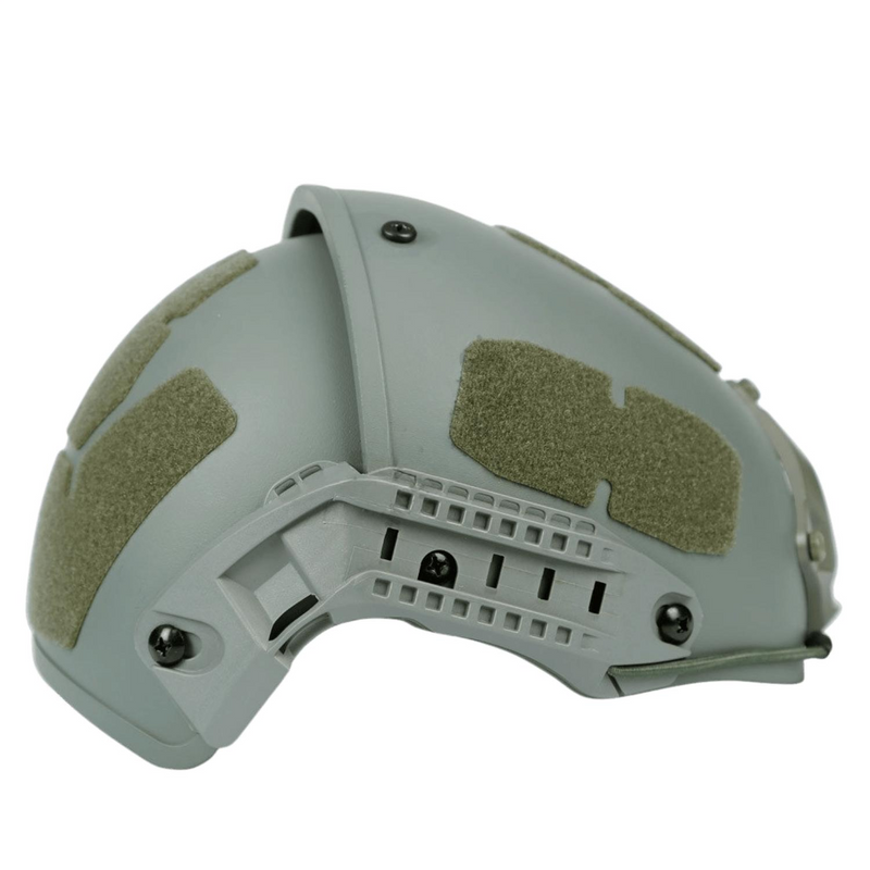 Delta Armory Airsoft KASK Helmet Fast Type AIR FLOW OLIVE/Yeşil Havalandırmalı