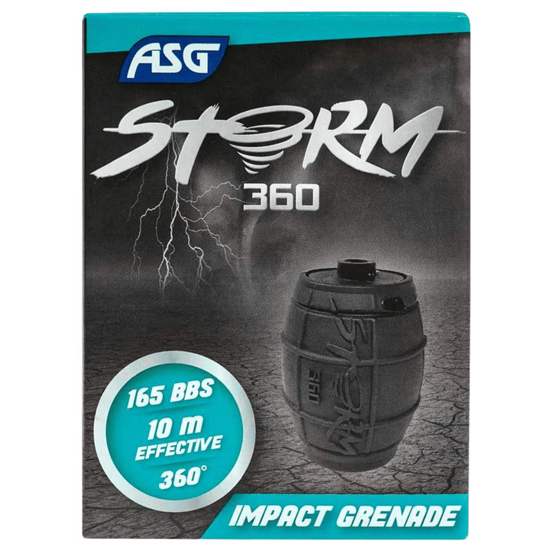 ASG STORM 360 Airsoft El Bombası Fosforlu Kırmızı - 19147