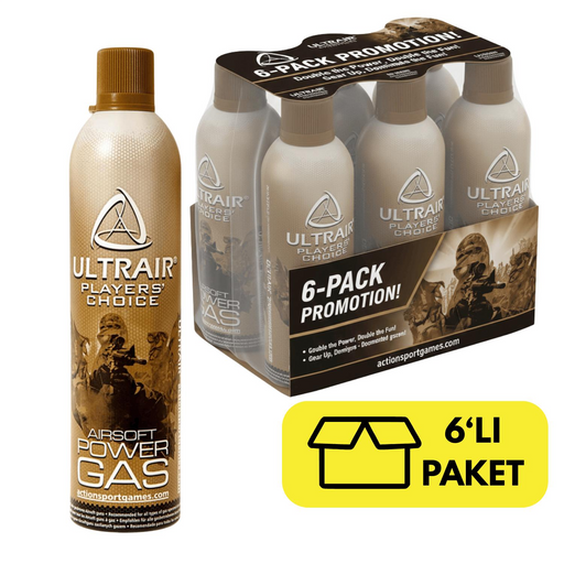 ASG ULTRAIR AIRSOFT GREEN GAS 14571 - 6'LI PAKET