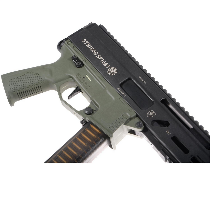 Delta Armory STRIBOG SP10A3 Yeşil UPGRADE Charlie Airsoft Tufek & Dipçik Setli