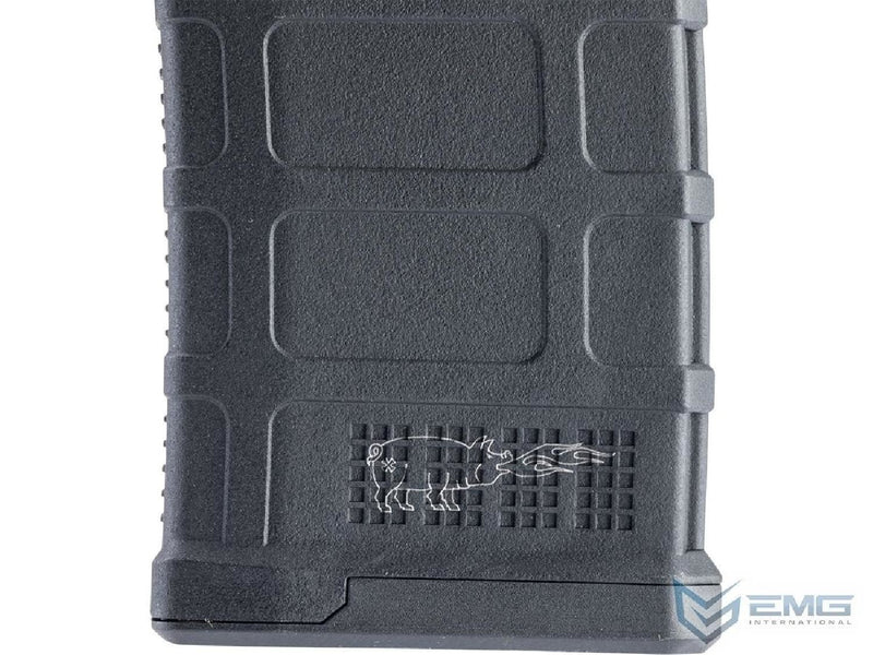 EMG Noveske Lisanslı ''Flaming Pig'' 220BB MIDCAP Polimer Airsoft M4/M16 Şarjör