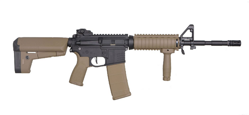 Delta Armory AR15 RIS BRAVO Half Tan AEG Airsoft Tüfek / Pil Şarj Setli