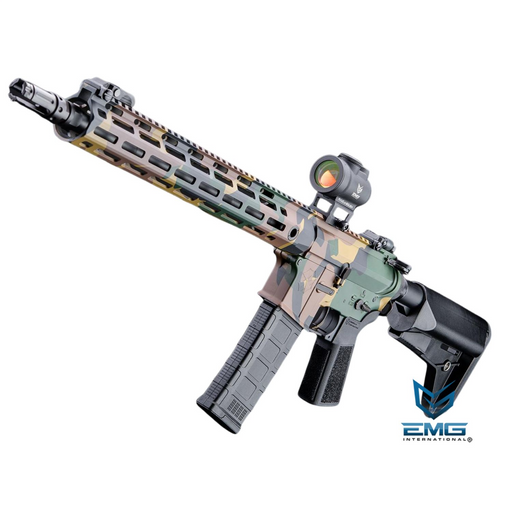 EMG Umbrella Corpo M4 M-LOK Airsoft AEG Tüfek (Woodland /Carbine 400 FPS)