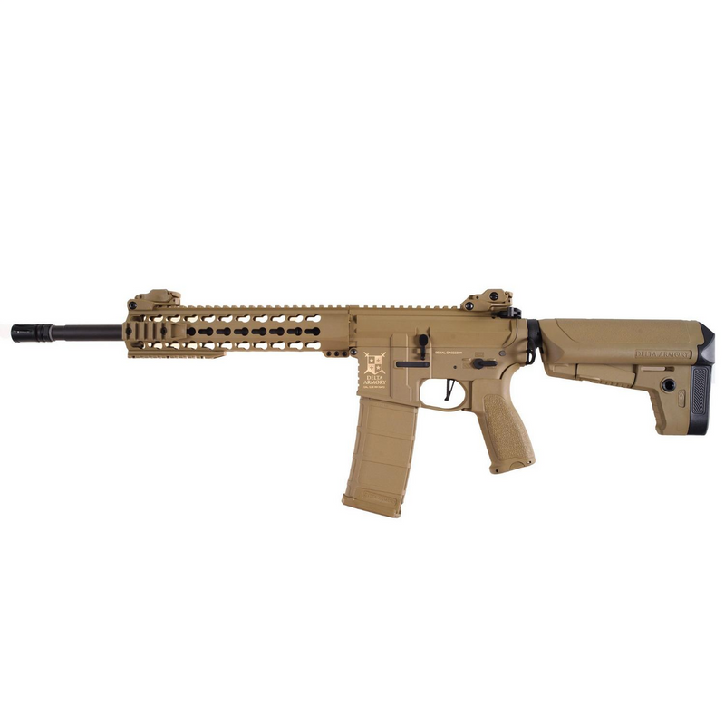 Delta Armory  M4 AR15 KeyMod 10'' Charlie Pil ŞARJ SET Airsoft Tüfek FULL TAN / DA-C04-FT