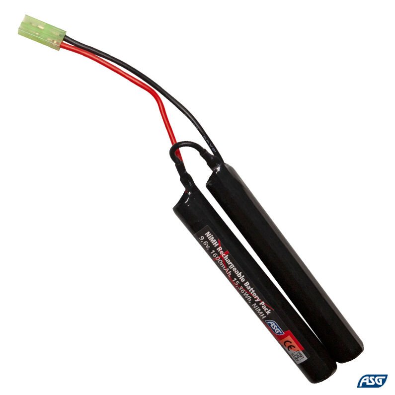 ASG Airsoft Nimh Pil 9.6v 1600Mah High Performance