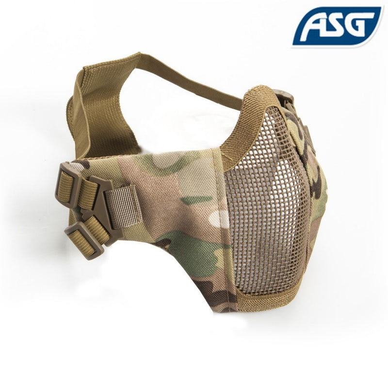 ASG Metal Mesh Mask w/ Cheek Pads Comfort & Protection Koruma Maskesi - Multicam 19080