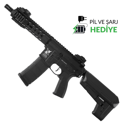 Delta Armory AR15 KeyMod 8” ALPHA Airsoft Tüfek Siyah - DA-A05