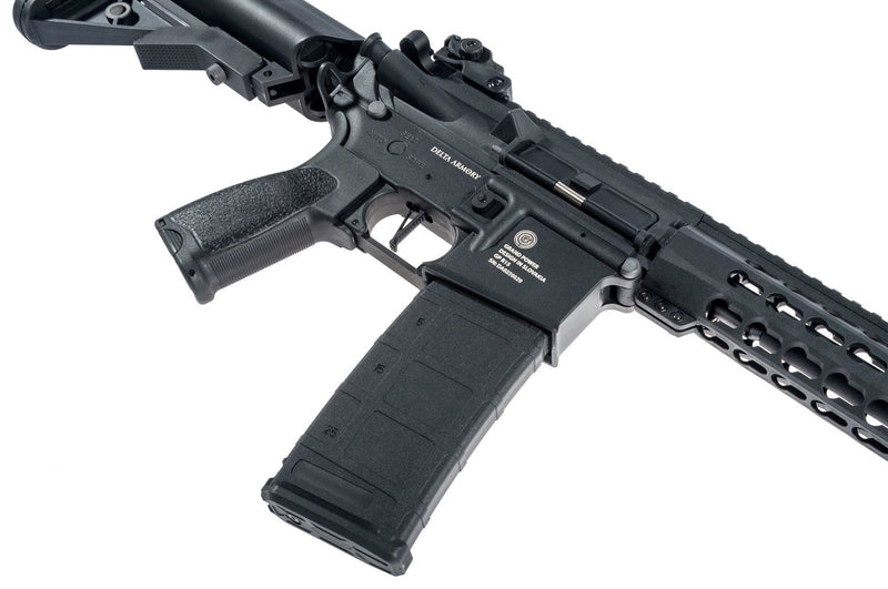 Delta Armory Grand Power AR15 KeyMod 10'' Charlie  PIL SARJ SET Airsoft Tüfek / Siyah DA-GP-C04