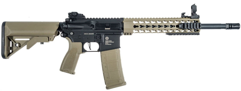 Delta Armory Grand Power AR15 KeyMod 10'' Charlie  PIL SARJ SET Airsoft Tüfek / Half TAN DA-GP-C04-HT