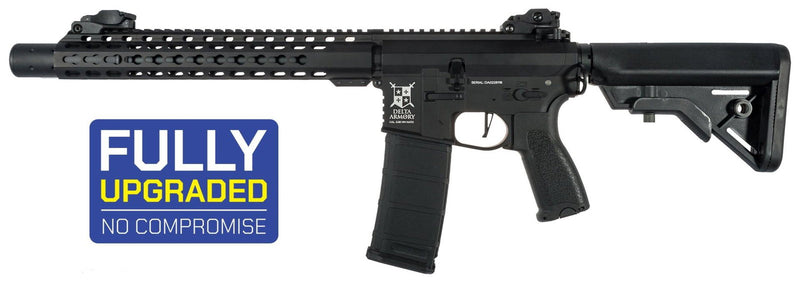 Delta Armory Airsoft AR15 SilentOps DMR ALPHA ETU Tüfek Siyah