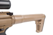 Sig Sauer MCX SCOPED CO2 YİVLİ YARI OTOMATİK HAVALI TÜFEK (PELLET)  & 1-4x24 DÜRBÜN SET - TAN