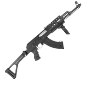 Cybergun Kalashnikov AK47 Tactical AEG Siyah Yana Katlanır Dipçik