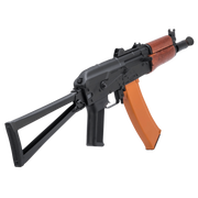CYBERGUN Softair Licensed AKS74U Kalashnikov Gerçek Ağaç Full Metal Airsoft AEG Tüfek