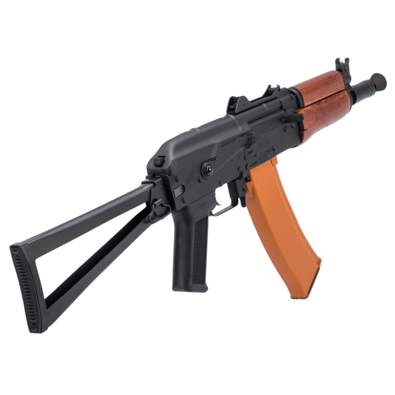 CYBERGUN Softair Licensed AKS74U Kalashnikov Gerçek Ağaç Full Metal Airsoft AEG Tüfek
