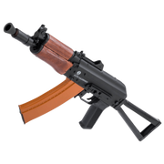 CYBERGUN Softair Licensed AKS74U Kalashnikov Gerçek Ağaç Full Metal Airsoft AEG Tüfek