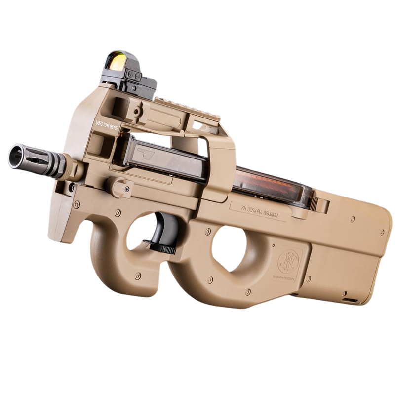 CYBERGUN FN P90® TAN Full Size Metal Gearbox Airsoft AEG Tüfek