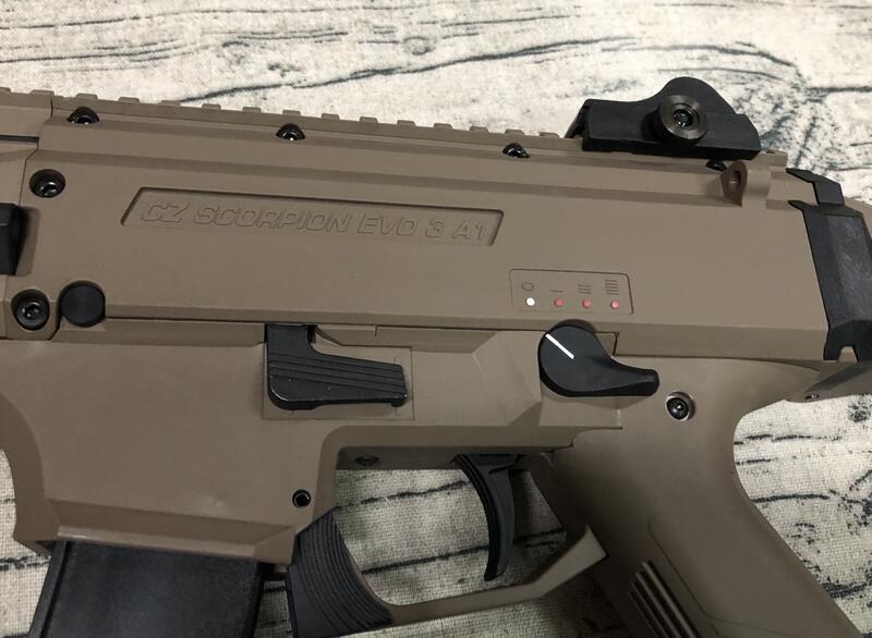 ASG CZ SCORPION EVO3 A1 B.E.T. Carbine FDE Airsoft Tüfek