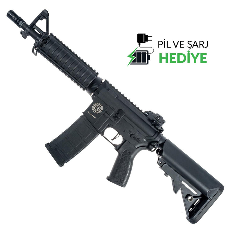 Delta Armory Grand Power AR15 RIS Charlie CQB-R PIL SARJ SET Airsoft Tüfek / Siyah DA-GP-C02