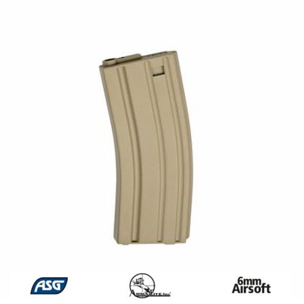 ASG 30BB LOW CAP M15/M16 TAN AEG Airsoft Tüfek Şarjörü 17125-1